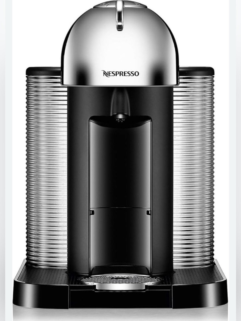 Nespresso Silver & Black Capsule Espresso Machine